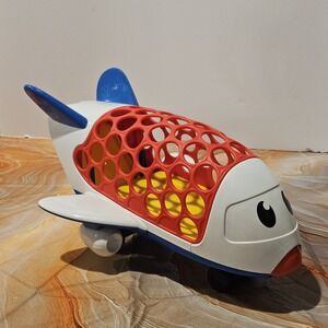 Oball Go Grippers Cargo Jet Airplane Baby Toy Sounds Tested Working